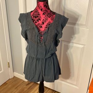 Aqua romper, Lightly worn, Great condition